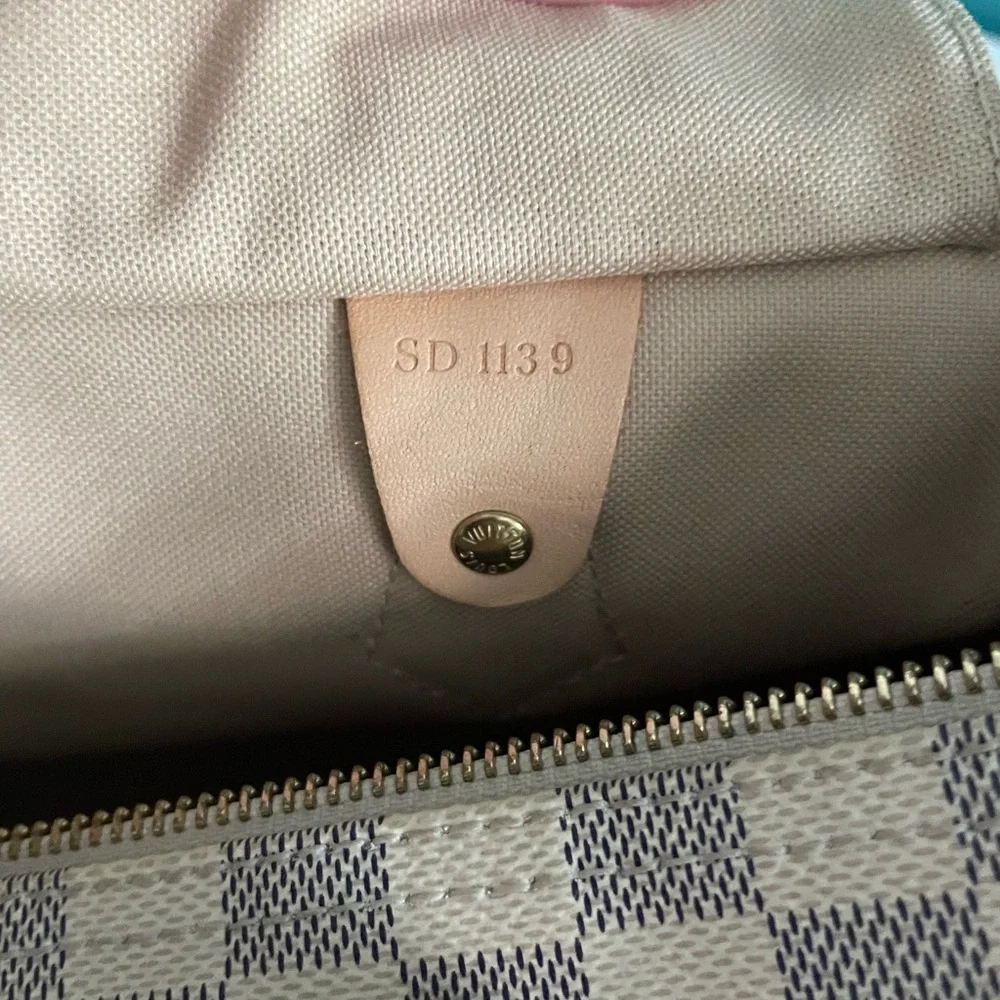 Louis Vuitton azur speedy 35 - Picture 6 of 9